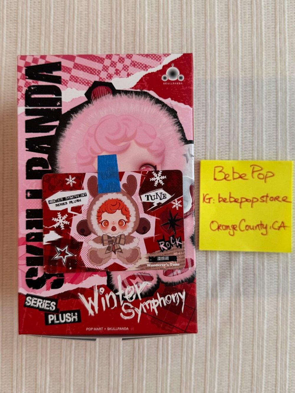 WANDERER'S TUNE SkullPanda Winter Symphony - Plush Pendant Blind Box